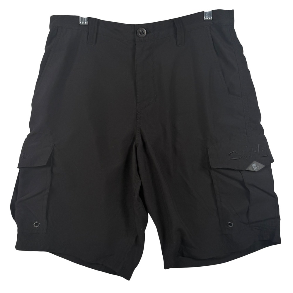 Salt‎ Life SLX Vapor Performance Cargo Board Shorts 30 Fishing Quick Dry Utility